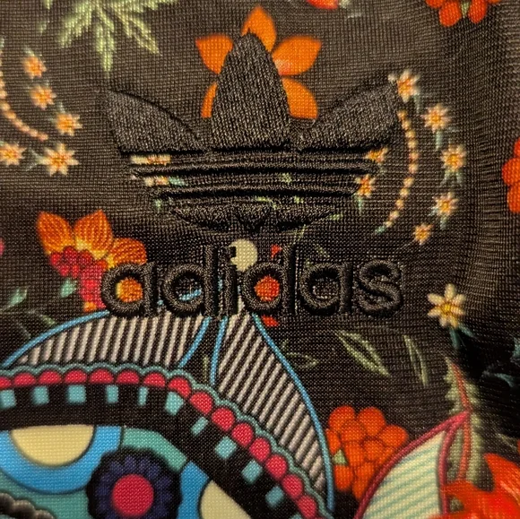 Farm rio Adidas Jardim Agharta Zip Up Track Jacket Size Large - Picture 15 of 17